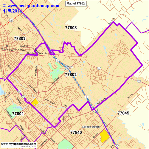 map of 77802
