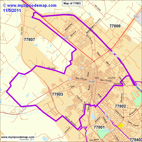 map of 77803