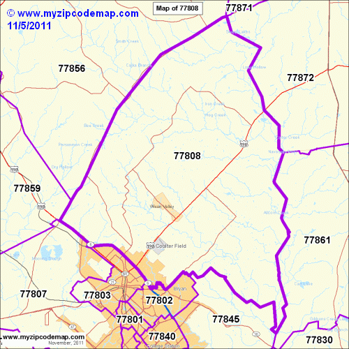 map of 77808