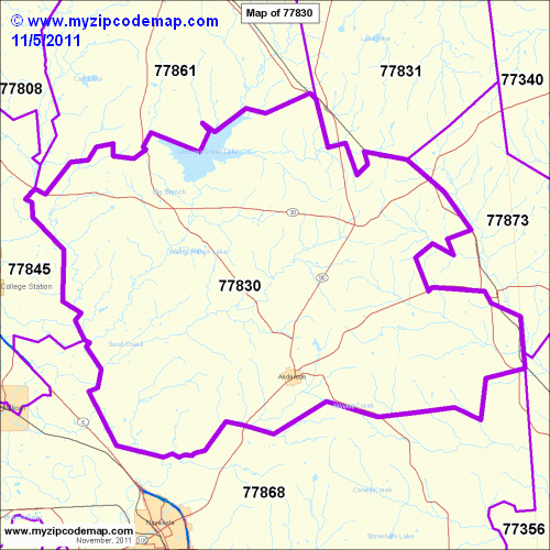 map of 77830