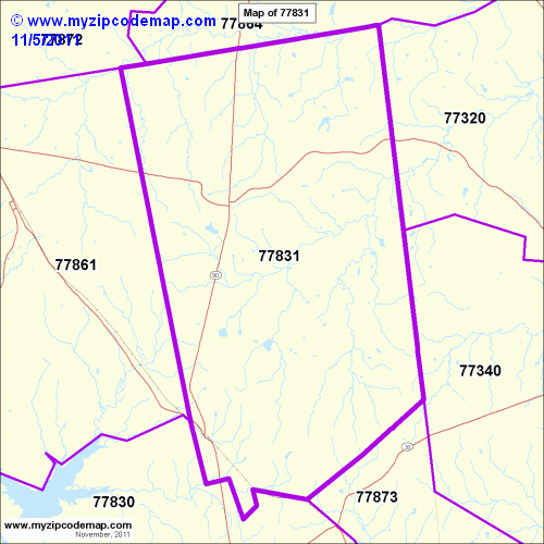 map of 77831