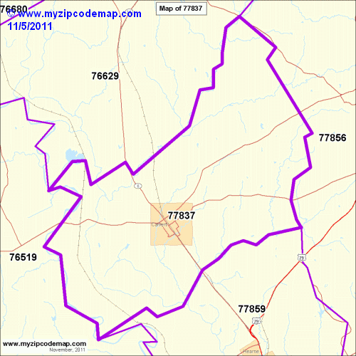 map of 77837