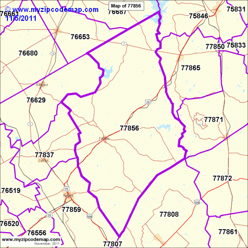 map of 77856