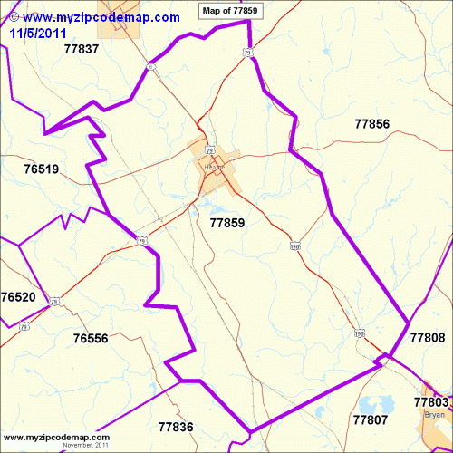 map of 77859