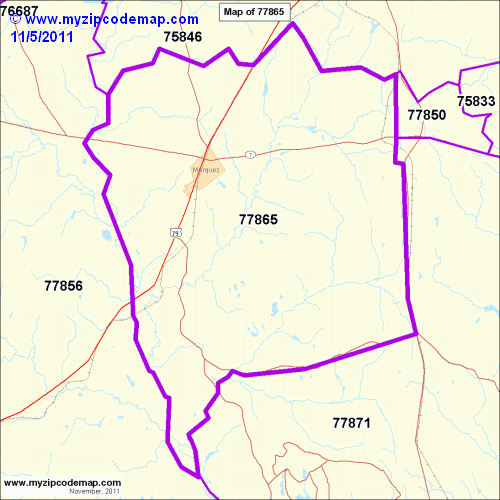 map of 77865