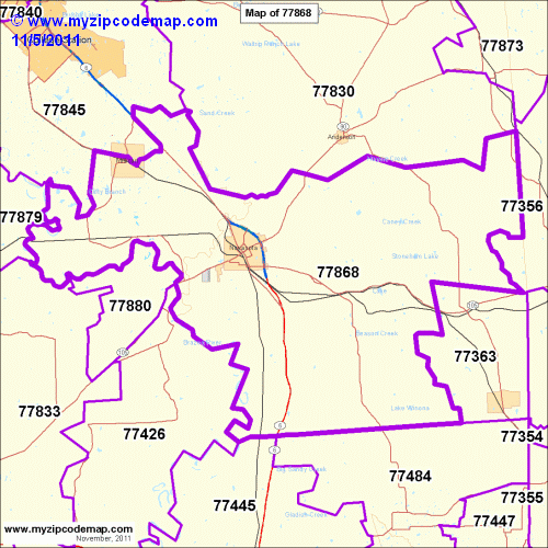 map of 77868