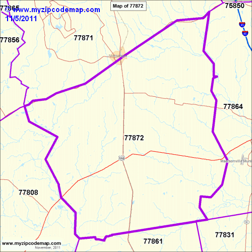 map of 77872