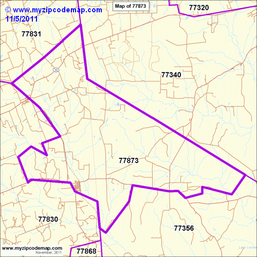 map of 77873