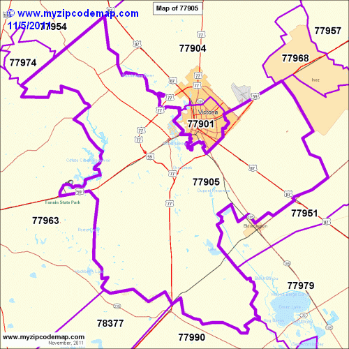 map of 77905