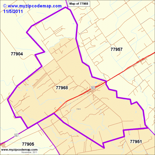 map of 77968