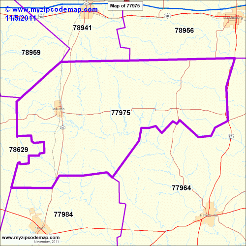 map of 77975