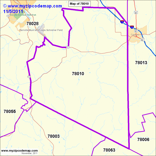 map of 78010