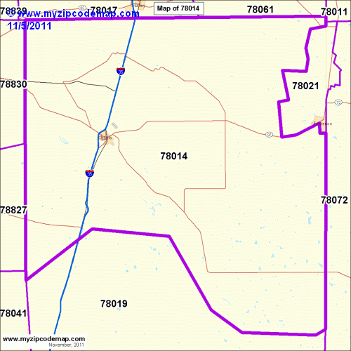 map of 78014