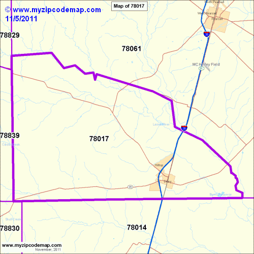 map of 78017