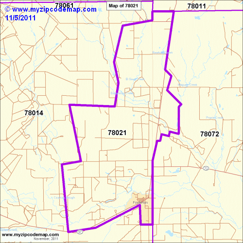map of 78021