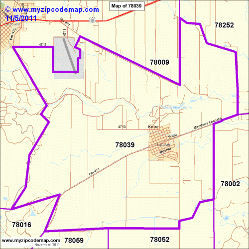 map of 78039