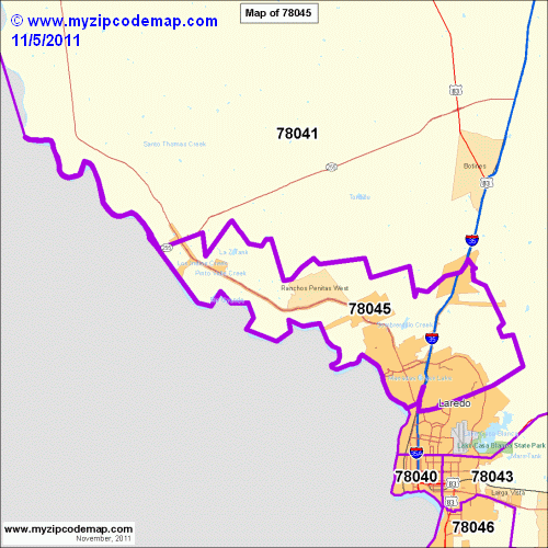 map of 78045