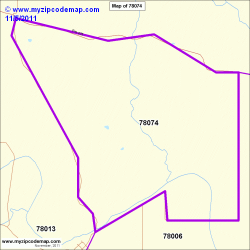 map of 78074