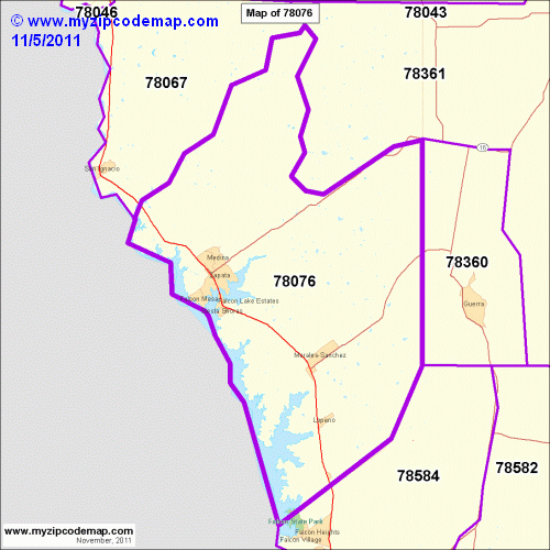 map of 78076
