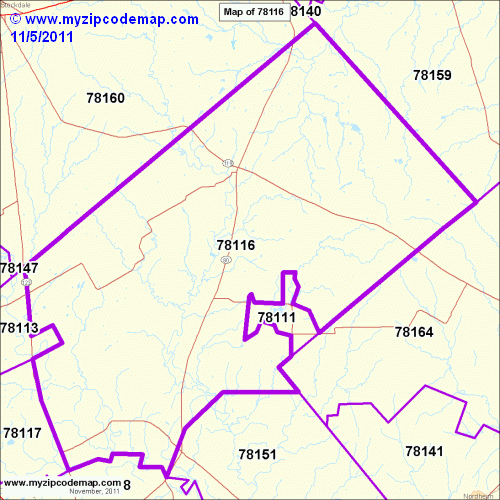 map of 78116