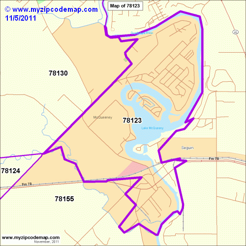 map of 78123