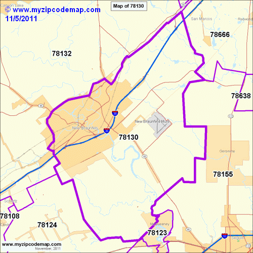 map of 78130