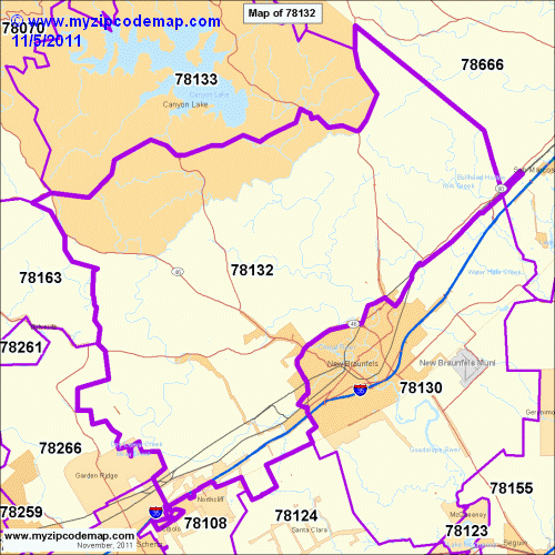 map of 78132