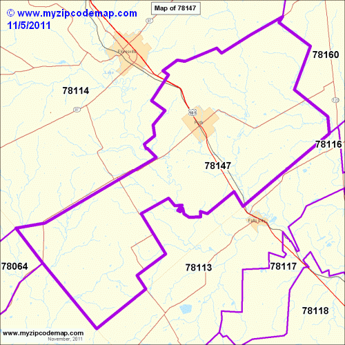 map of 78147