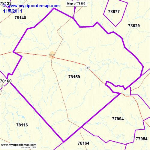 map of 78159