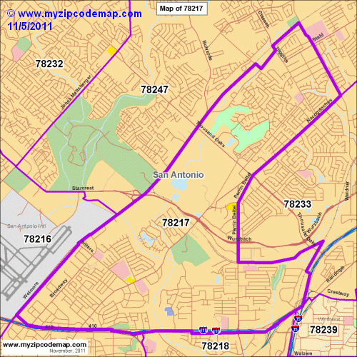 map of 78217