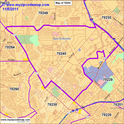 map of 78240