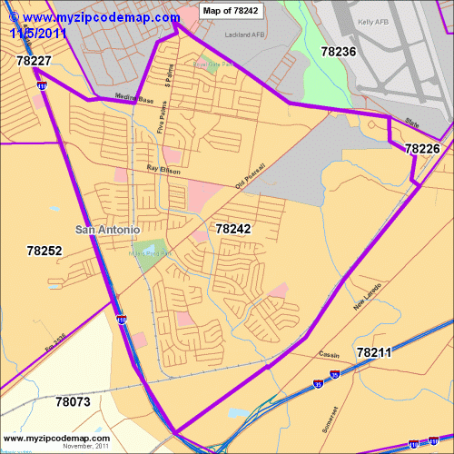 map of 78242