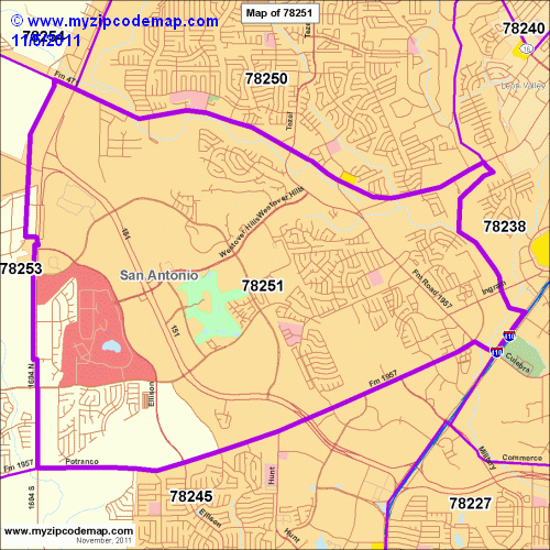 map of 78251