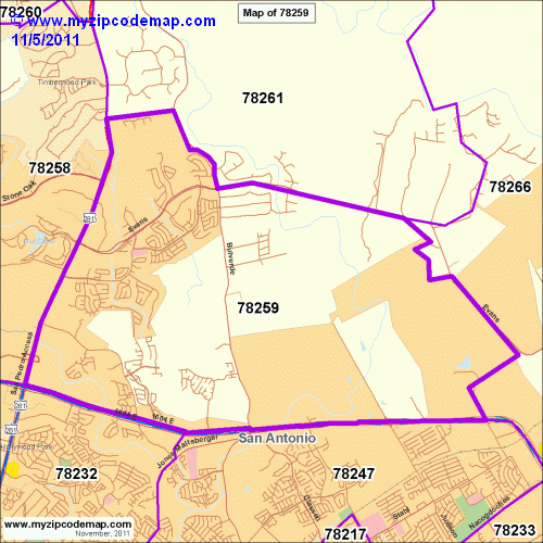 map of 78259