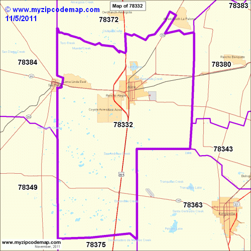 map of 78332