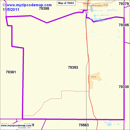 map of 78353