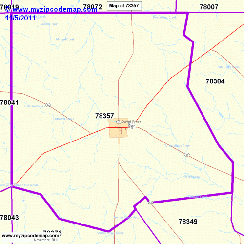 map of 78357