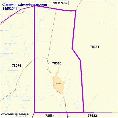 map of 78360