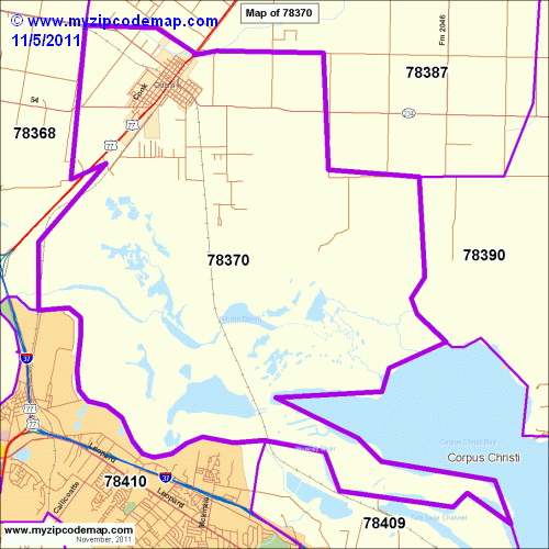 map of 78370