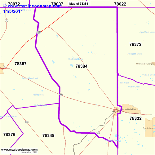 map of 78384