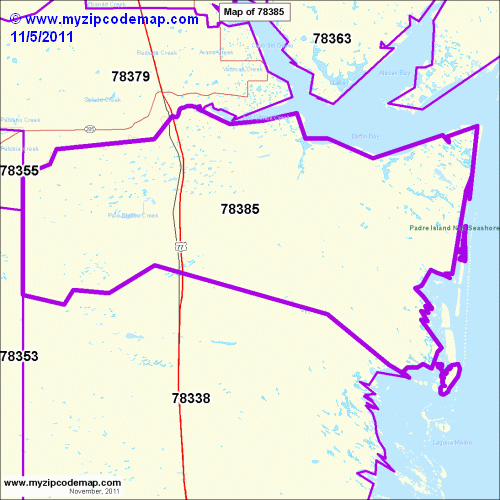 map of 78385