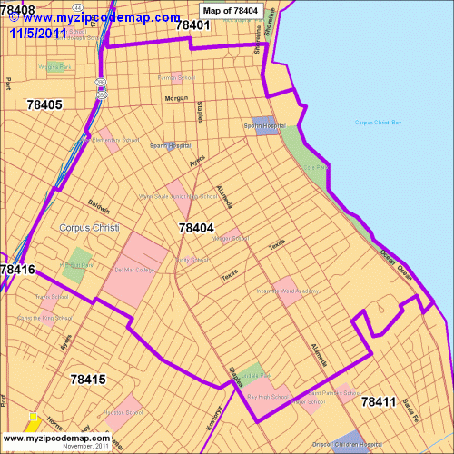 map of 78404