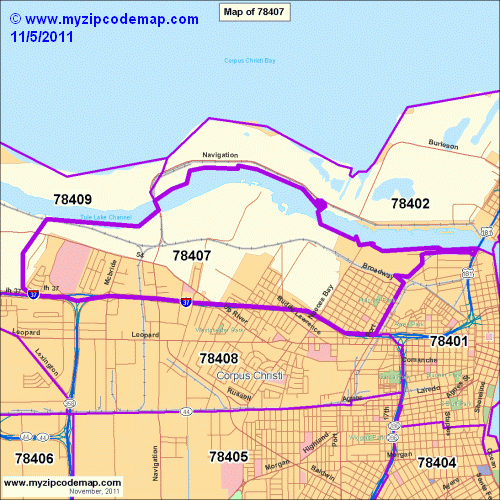map of 78407