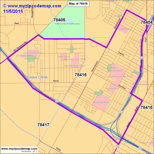 map of 78416