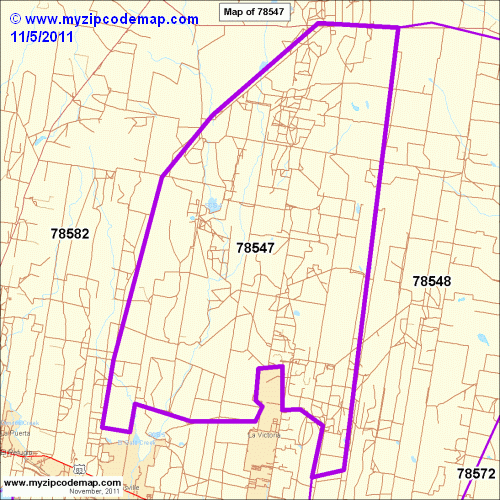 map of 78547