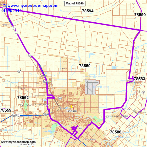 map of 78550