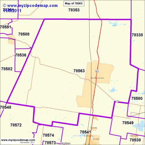 map of 78563