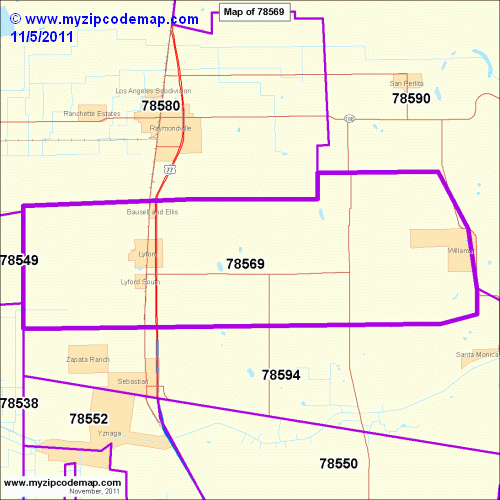 map of 78569