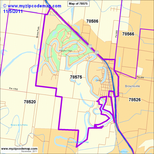 map of 78575