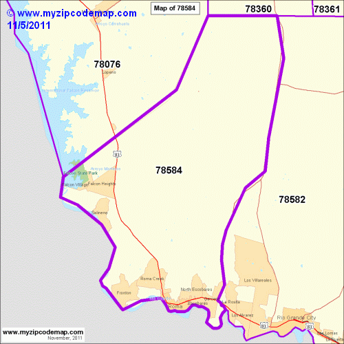 map of 78584